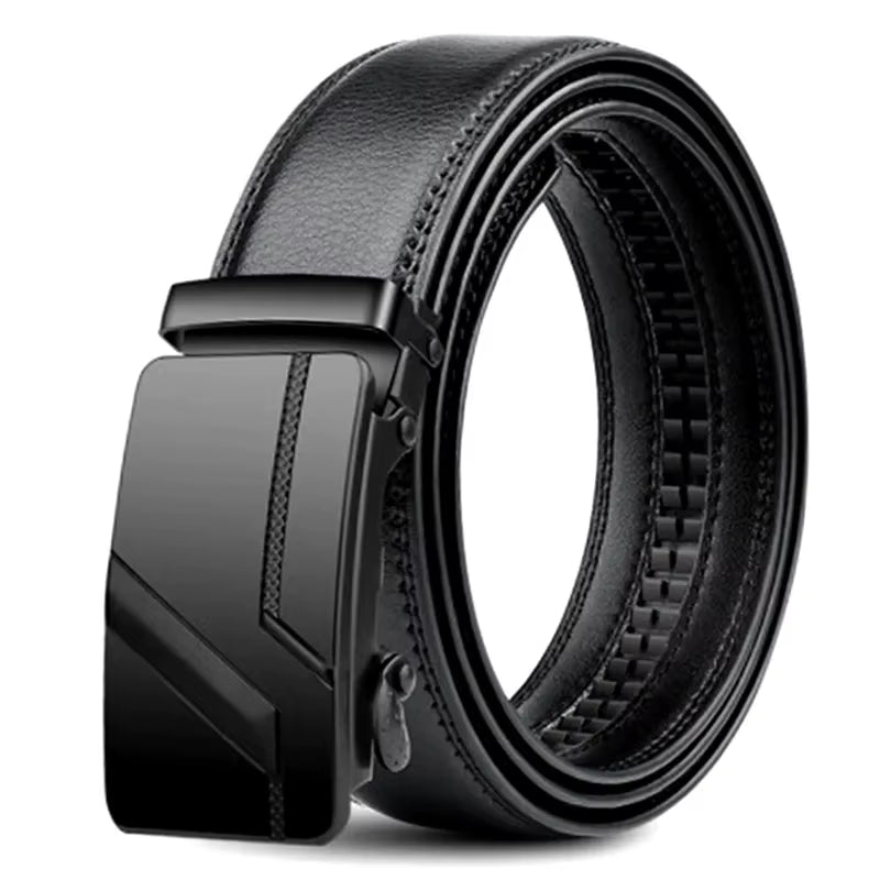 Fashion Business Men'S Belts, Authentic Luxury Brand Belts, Metal Buckles, High-Quality Soft Belts