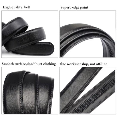 Fashion Business Men'S Belts, Authentic Luxury Brand Belts, Metal Buckles, High-Quality Soft Belts