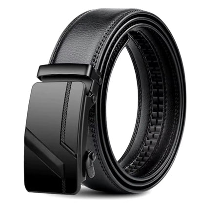 Fashion Business Men'S Belts, Authentic Luxury Brand Belts, Metal Buckles, High-Quality Soft Belts
