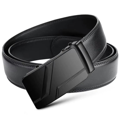 Fashion Business Men'S Belts, Authentic Luxury Brand Belts, Metal Buckles, High-Quality Soft Belts
